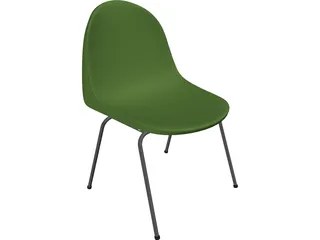 Modern Plastic Chair 3D Model