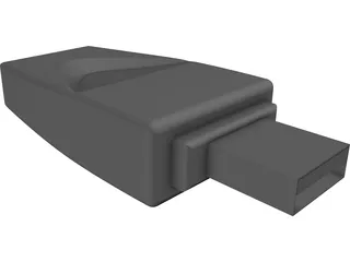 USB Thumbdrive 3D Model