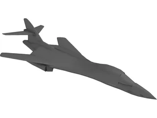 Rockwell B-1 Bomber 3D Model