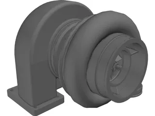 Turbocharger 3D Model