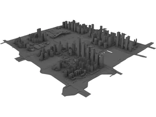Shenzhen (China) 3D Model
