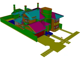 Brasilian House 3D Model