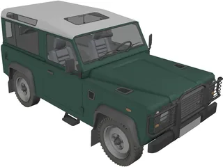 Land Rover Defender 90 3D Model