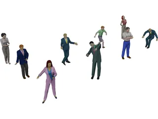 People Collection 3D Model