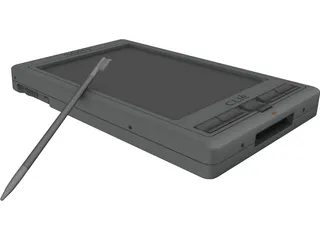 Sony Clie PDA 3D Model