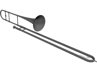 Trombone 3D Model