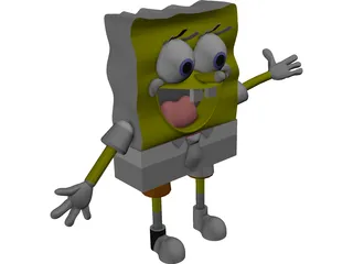 Sponge Bob 3D Model