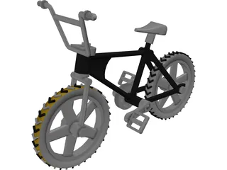 Kids Bike 3D Model