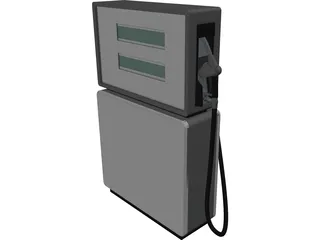 Petrol Pump Bowser 3D Model