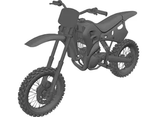 KTM Mini Bike 3D Model