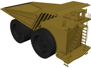 Mining Truck 3D Model