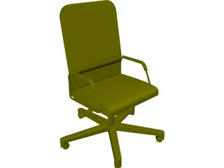 Allsteel Chair 4 3D Model