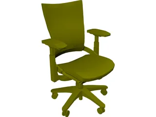 Allsteel Chair 9 3D Model