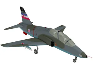 BAE Hawk G-4 Soko 3D Model