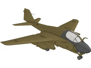 Grumman A-6E Intruder 3D Model