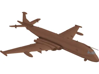 Hawker Siddeley Nimrod 3D Model