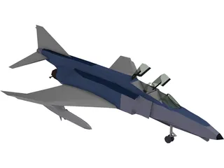 McDonnell Douglas F-4 Phantom II 3D Model