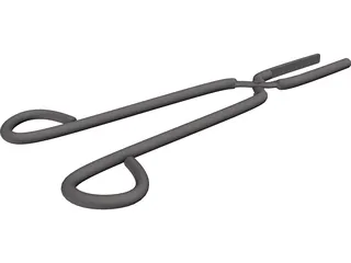 Lab Tongs 3D Model