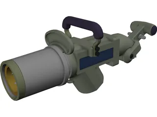 Large Refuelling Nozzle 3D Model