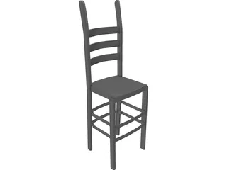 Bar Stool 3D Model