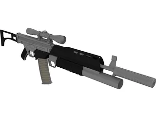 Stg44 Modified 3D Model