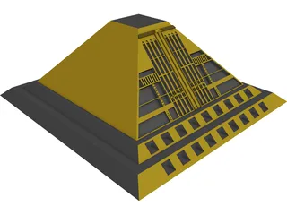 Alien Pyramid 3D Model