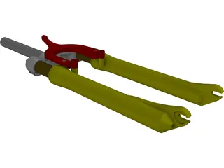 Suspension Fork 3D Model