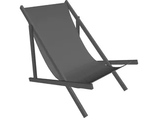 Beach Chair 3D Model