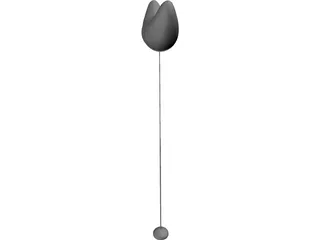 Floor Lamp Noguchi 3D Model