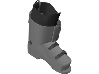 Ski Boot 3D Model