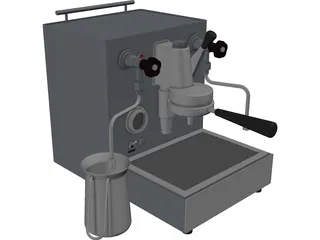 ECM Espresso Machine 3D Model