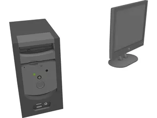 Dell Computer 3D Model