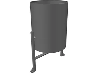 Garbage Container 3D Model