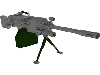 Squad Automatic Weapon 3D Model