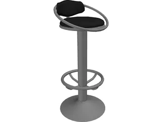 Barstool Dolly 3D Model