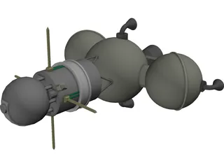 Luna 16 3D Model