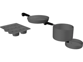 Cook Ware 3D Model