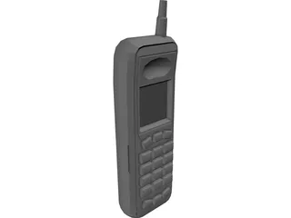 Cordless Phone 3D Model