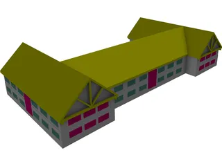 Retail Building 3D Model