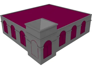 Retail Building 3D Model