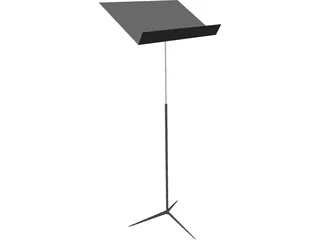 Music Stand 3D Model