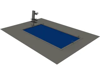 Indoor Pool 3D Model