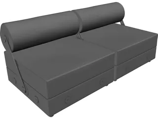 Todo Modo Sofa 3D Model