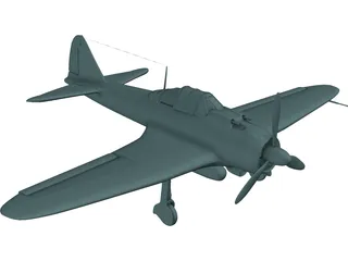 Mitsubishi A6M Zero 3D Model