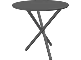 Tripod Table Jabrun 3D Model