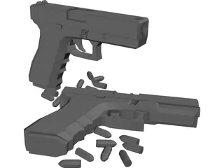 Glock 3D Model