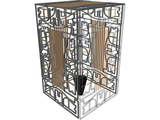 Golden Cage  3D Model