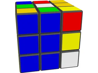 Rubicks Cube 3D Model