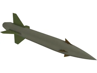 AGM-12 Bullpup Missile 3D Model