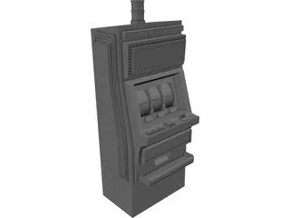 Slot Machine 3D Model